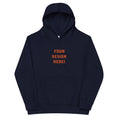 Load image into Gallery viewer, Custom kids embroidered athletic heather hoodie.
